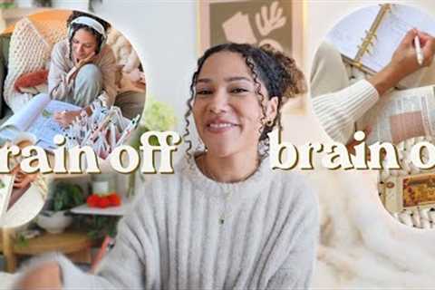 Brain Off and Brain On Cozy Hobbies