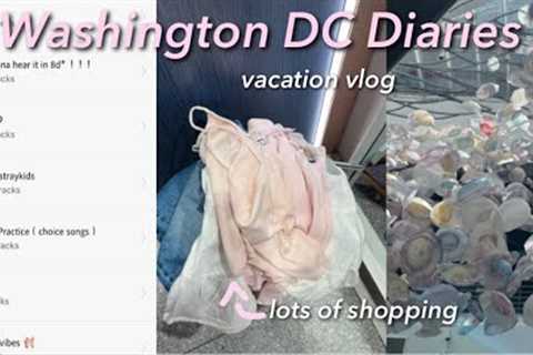 DC DIARIES 🎀  |  shopping, sanrio, lots of food, new albums, museums