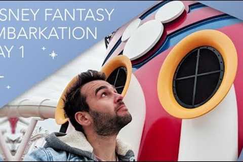 Disney Fantasy Embarkation | Day 1 | Disney Cruise Line Vlog | January 2019 | Adam Hattan