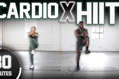 30 Minute Full Body Cardio-HIIT Workout [No Equipment]