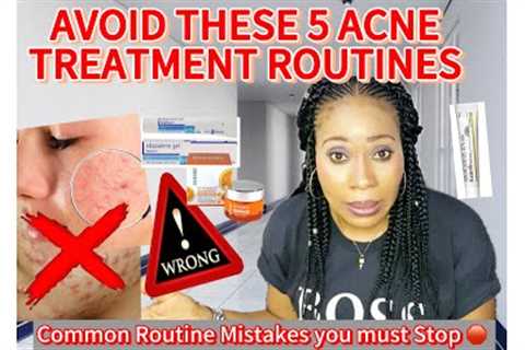 UNSAFE SKINCARE ROUTINE MISTAKES TO AVOID 》ACNE TREATMENT COMBO ERRORS YOU MUST STOP⚠️🚫❌️