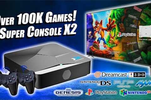 They Sell This On AMAZON! Super Console X2 EMU Machine 100K Retro Games! Hands-On