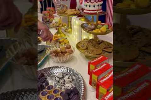 Abundant Variety of Kid Birthday Party Desserts. #howto #shorts #desserts
