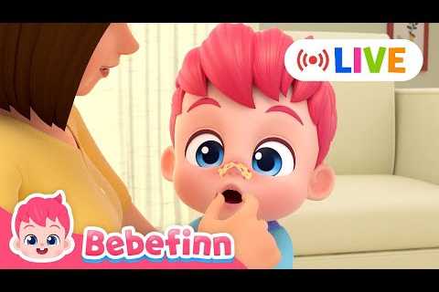 LIVE 🔴 Bebefinn 2024 Top Songs for Kids | Good Morning Song, Baby Shark, Boo Boo +more