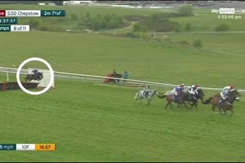 AMAZING ride! Horse detached throughout but somehow wins at Chepstow!