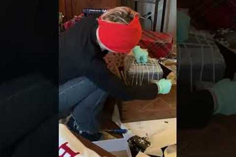 Impossible unboxing Christmas present prank 😆😂🤣 #christmasprank #christmas #prank #funny