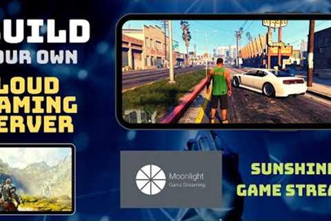 Build Your Own Cloud Gaming Platform Using Moonlight & Sunshine to Play Pc Games on Android..
