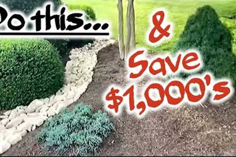 How to SOLVE DRAINAGE ISSUES using River Rock Channel Drain