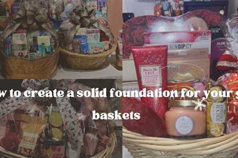 How To Build a Solid Base for your Gift Basket -Valentine’s Day Series