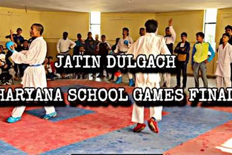 Jatin Dulgach Haryana School Games Final Round | #karate #viral #trending #fight #video