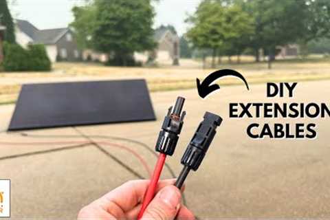 The Easy Way To Install New Solar MC4 Connectors