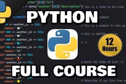 Python Full Course for free 🐍 (2024)