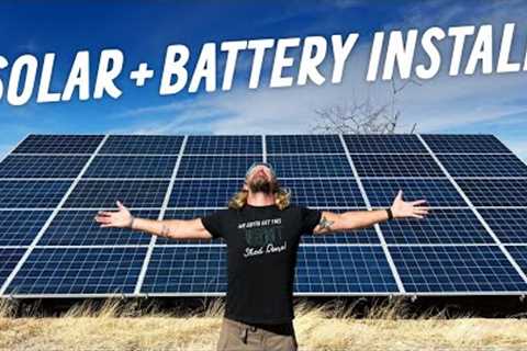DIY Off-Grid Solar FULL Install &amp; Wire Diagrams - Powering Our Homestead w/ the SUN!