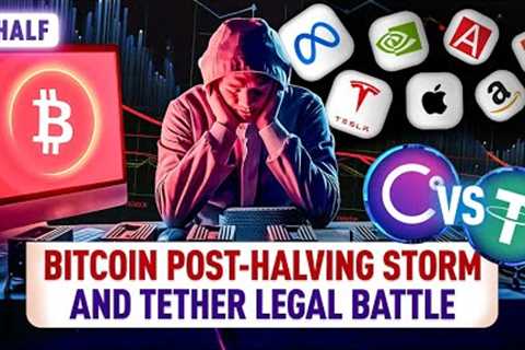 Crypto news! 🔥 Bitcoin Post-Halving Storm, Mining Revenue, Tether legal battle