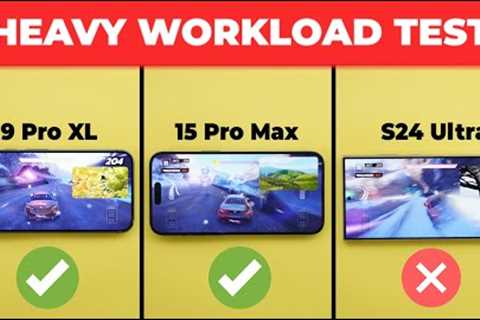 Pixel 9 Pro XL vs iPhone 15 Pro Max vs S24 Ultra - Heavy Workload Test