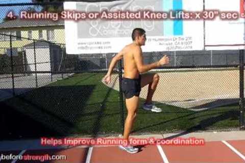 5 Min Warm Up Routine: Distance Running Drills to Run Faster