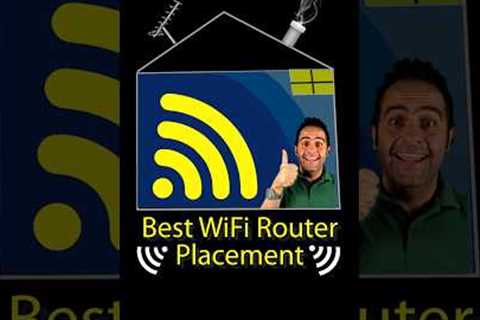 Best Router Placement for Strong Wi-Fi 📶🏠 #WiFiTips