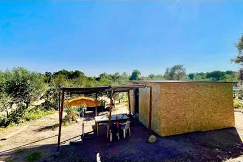 Building a DIY Pallet Cabin in Extreme Heat