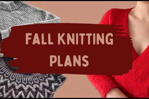 🍂 Fall Knitting Plans 🍂 6 new pattern designs  🍂 Creabea Knitting Podcast
