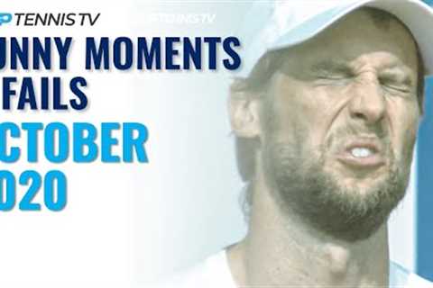 Funny ATP Tennis Moments &amp; Fails: October 2020