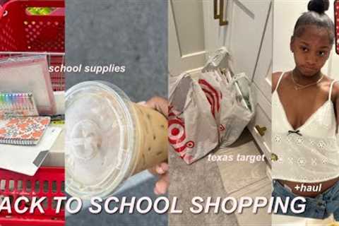 BACK TO SCHOOL supply shopping + haul 2024| jr yr🤍📝