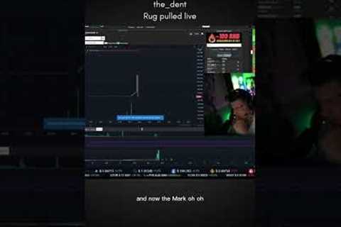 Legendary live stream rug pull #shorts