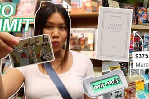 NO BUDGET, BOOK SHOPPING SPREE (buying everything I want)