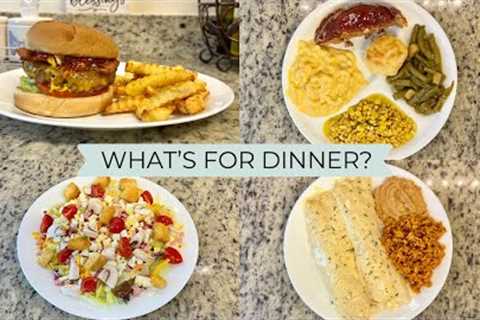 WHAT’S FOR DINNER? | EASY &amp; BUDGET FRIENDLY | REALISTIC WEEKNIGHT MEALS | DINNER INSPIRATION