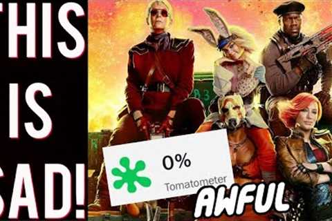 Borderlands movie debuts with ZERO review score! Will get DESTROYED by Deadpool and Wolverine!?