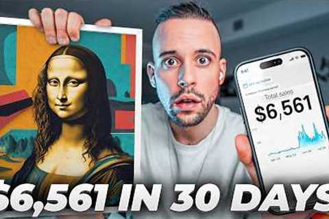 Laziest AI Side Hustle To Make $6,561 I Make Money Online From Home 2024