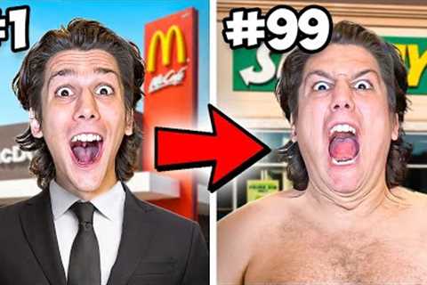 Eating 100 Fast Foods In 24 Hours (America Edition) | NichLmao