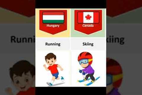 Most Common Hobbies Of People From Different Countries #hobby