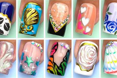 New Nails Art Designs at Home | Easy Nails Art Tutorial | Olad Beauty