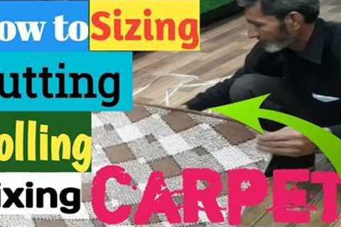 How to Fix a Carpet | How to Cut Carpet | Laying Carpet | Umair Carprts 🔥