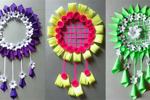 3 Beautiful wall hanging craft ideas // A4 Sheet wall decoration ideas // Cardboard crafts // Diy