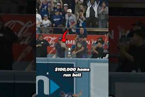 fan dropped a HISTORIC home run ball..