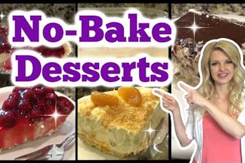 NO BAKE DESSERTS | CHEAP Summertime DESSERT Recipes | CHEAP NO-BAKE Desserts on a BUDGET