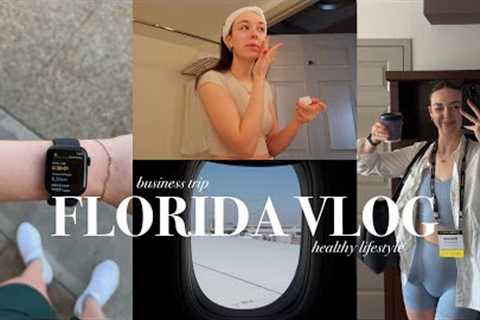 FLORIDA VLOG: travel w/me, 5am mornings, my first business trip, running 10km, life as a gym owner!
