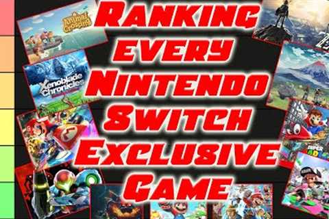 Every NINTENDO SWITCH EXCLUSIVE GAME Ranked | Nintendo Switch Tier List