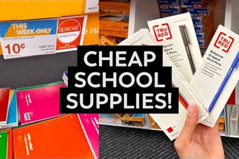 CHEAP Back to School Supplies! 🙌 Starting at 10¢