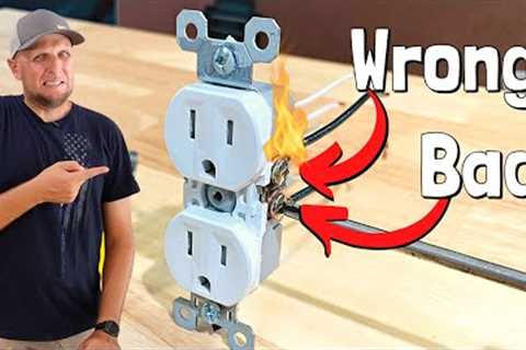 The BIGGEST Mistakes DIYers Don't Know They Are Making When Wiring Receptacles | How To