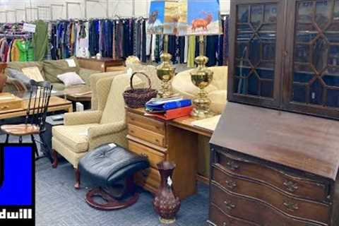 GOODWILL (3 DIFFERENT STORES) SHOP WITH ME FURNITURE DECOR DINNERWARE SHOPPING STORE WALK THROUGH