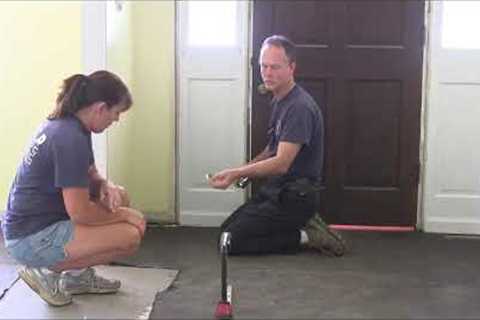 How to lay hardwood floor into multiple rooms