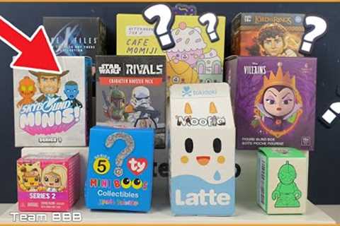 BLIND BOX UNBOXING! Disney Star Wars TokiDoki Skybound Minis Lord of the Rings Cafe Momiji Mini Boos