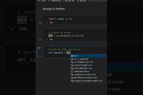 numpy for beginners #ytshorts #youtubeshorts #shorts #viralshorts