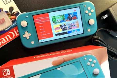 Nintendo Switch Lite Unboxing and Setup