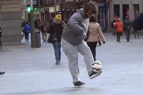 Cristiano Ronaldo Fools Everyone Performing Soccer Tricks in Disguise