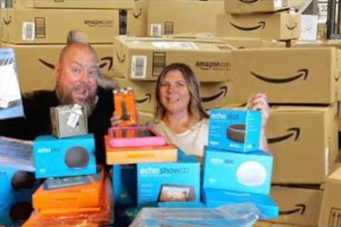 I bought a 50 POUND Amazon ELECTRONICS Mystery Box