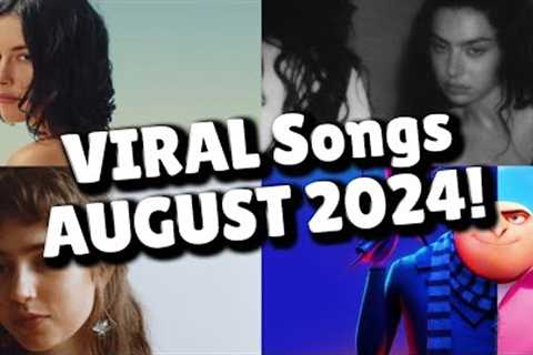 Top 40 Songs that are buzzing right now on social media! - 2024 AUGUST!