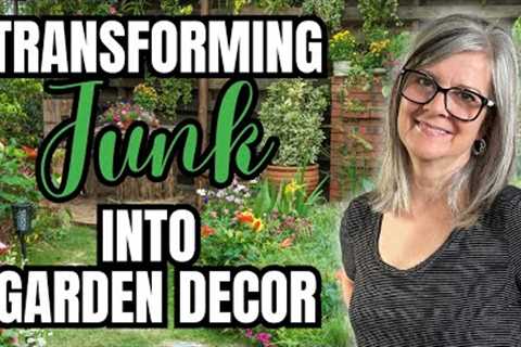 How to Transform Junk into Farmhouse Garden Decor / Trash to Treasure